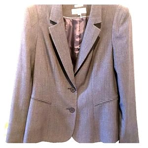 EUC Calvin Klein gray Blazer Sz.10